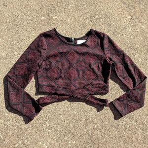Kendall & Kylie Tops - Kendall & Kylie Black Criss Cross Crop Top Kendall & Kylie Tops - Kendall & Kylie Black Criss Cross Crop Top